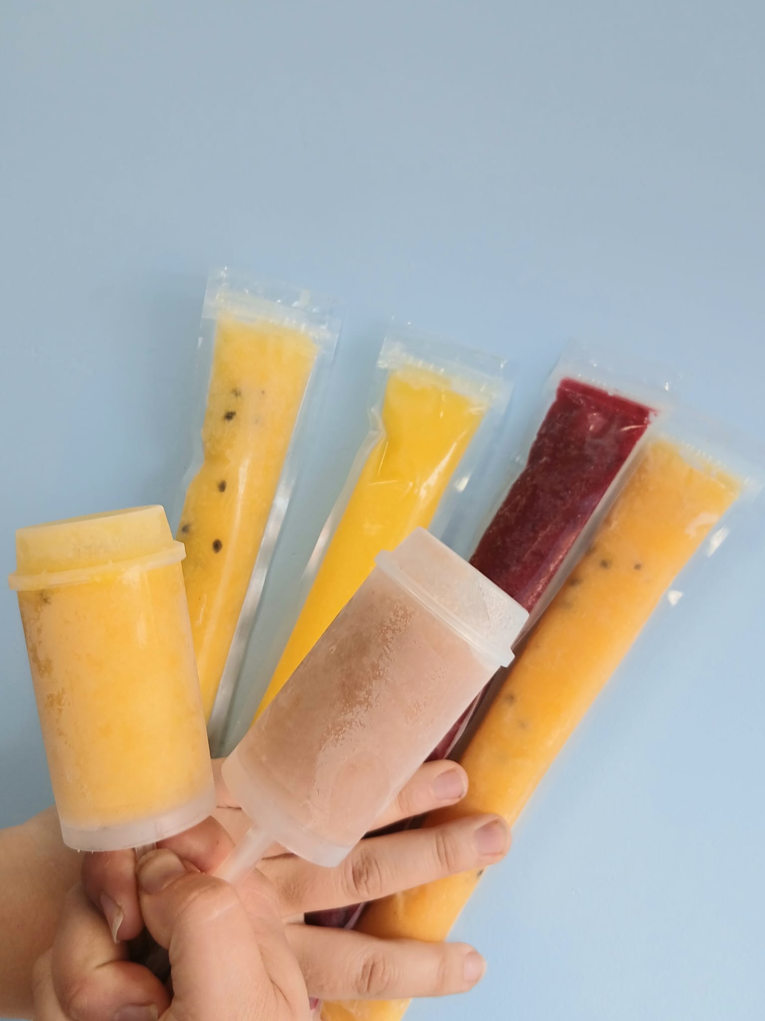 Homemade Fruit Ice Lollies